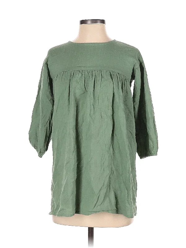 Long Sleeve Blouse Bell Sleeve Blouse