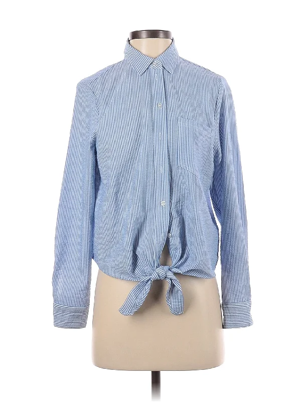Long Sleeve Blouse Feminine Tie Blouse