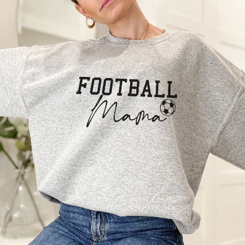 Football Mama Pitchside Sweatshirt Hoodie with Neon Bright Vibrant