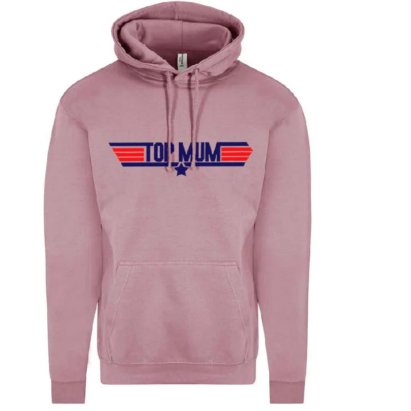 Top Mum Classic Hoodie Hoodie with Batwing Sleeves Loose Dramatic