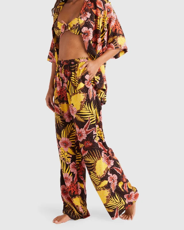 Womens Marakech Printed Pants Elegant Dress Pants
