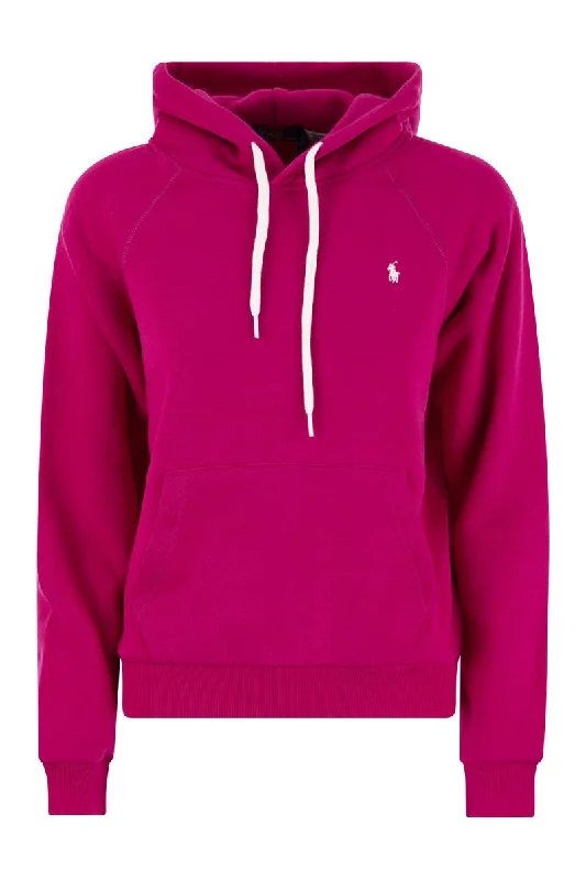 Hooded Sweatshirt Hoodie with Hem Lace Feminine Delicate