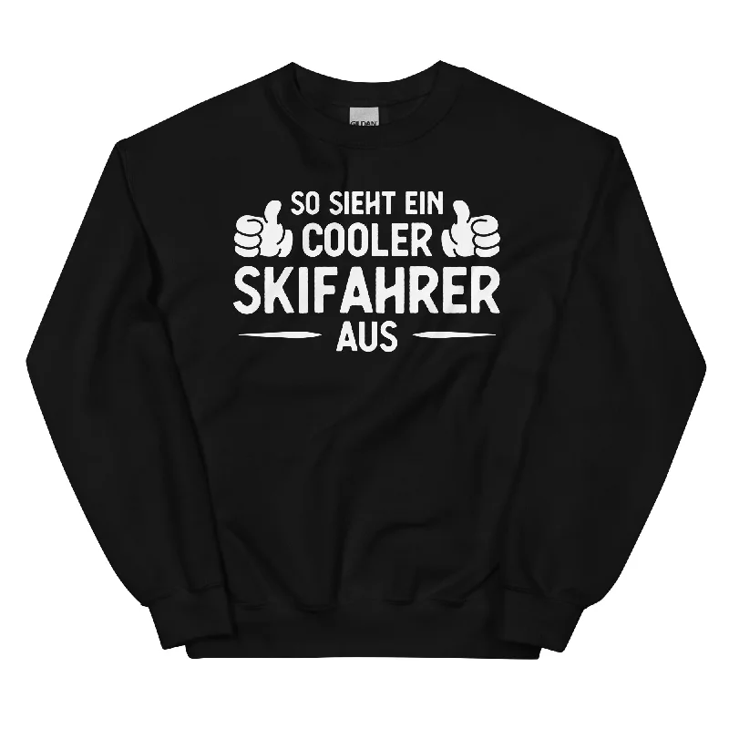 So Sieht Ein Cooler Skifahrer Aus - Sweatshirt (Unisex) Hoodie with Mesh Breathable Sporty So Sieht Ein Cooler Skifahrer Aus - Sweatshirt (Unisex) Hoodie with Mesh Breathable Sporty
