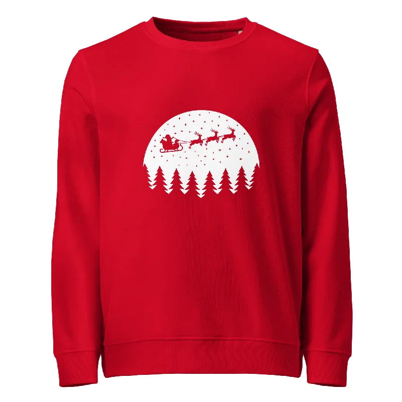 Christmas Eve Graphics Women Organic Sweatshirt Hoodie with Ribbed Neckline Snug Warm Christmas Eve Graphics Women Organic Sweatshirt Hoodie with Ribbed Neckline Snug Warm