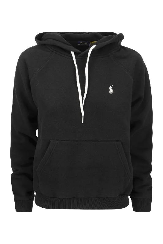 Hooded Sweatshirt Hoodie with Hem Drawcord Adjustable Customizable