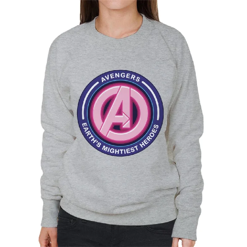 Marvel Avengers A Logo Earths Mightiest Heroes Women's Sweatshirt Hoodie with Monochrome Minimalist Simple Marvel Avengers A Logo Earths Mightiest Heroes Women's Sweatshirt Hoodie with Monochrome Minimalist Simple