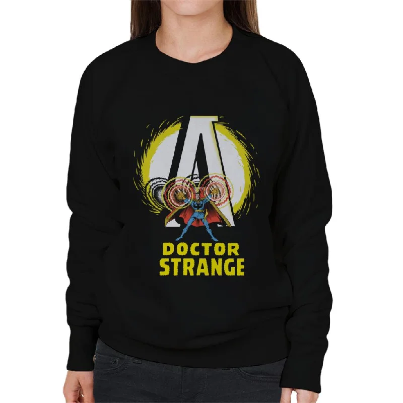 Marvel Doctor Strange Spellcasting Women's Sweatshirt Hoodie with Hem Ribbing Snug Secure Marvel Doctor Strange Spellcasting Women's Sweatshirt Hoodie with Hem Ribbing Snug Secure