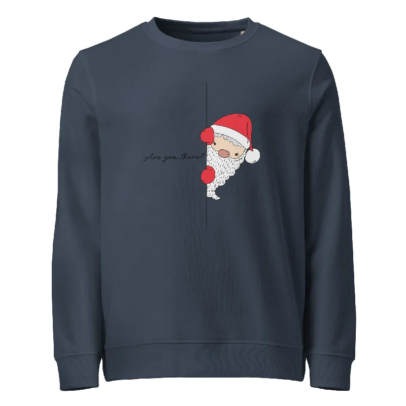 Santa's Surprise Graphics Women Organic Sweatshirt Hoodie with Velcro Closure Adjustable Secure