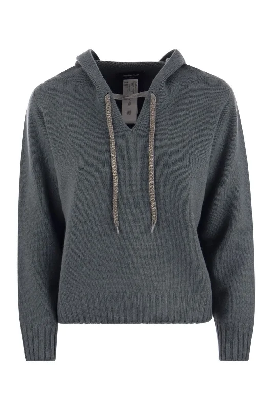 Platinum hoodie Hoodie with Emblem Brand Identity