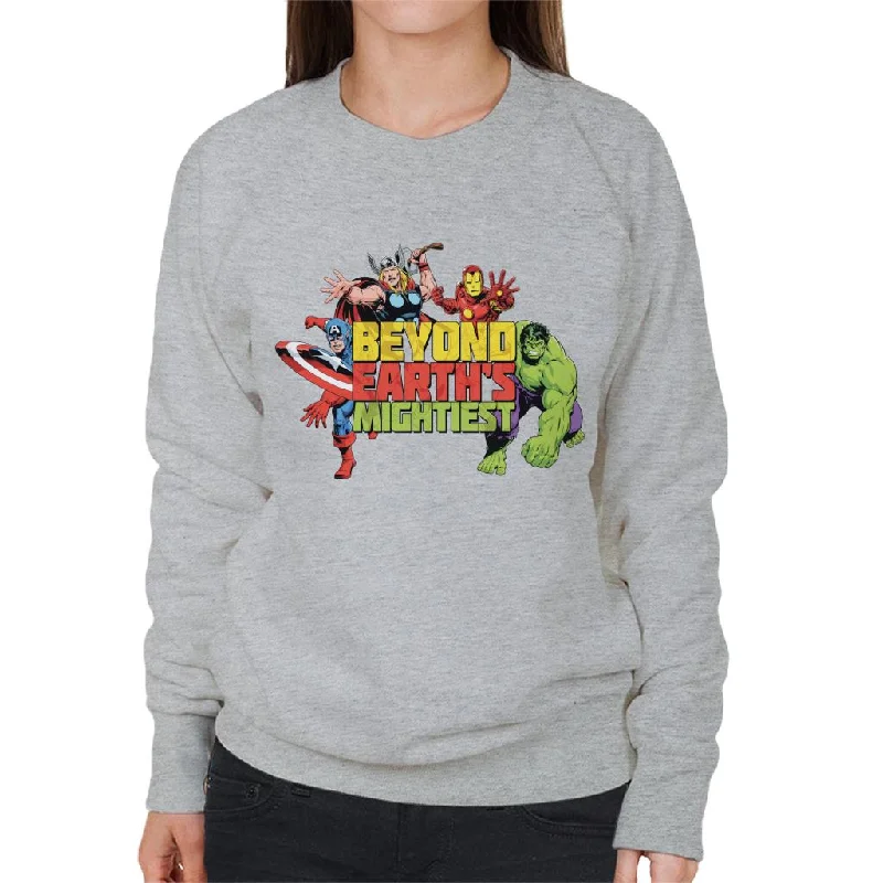 Marvel Avengers Attack Beyond Earths Mightiest Women's Sweatshirt Hoodie with Snap Buttons Easy Quick Marvel Avengers Attack Beyond Earths Mightiest Women's Sweatshirt Hoodie with Snap Buttons Easy Quick