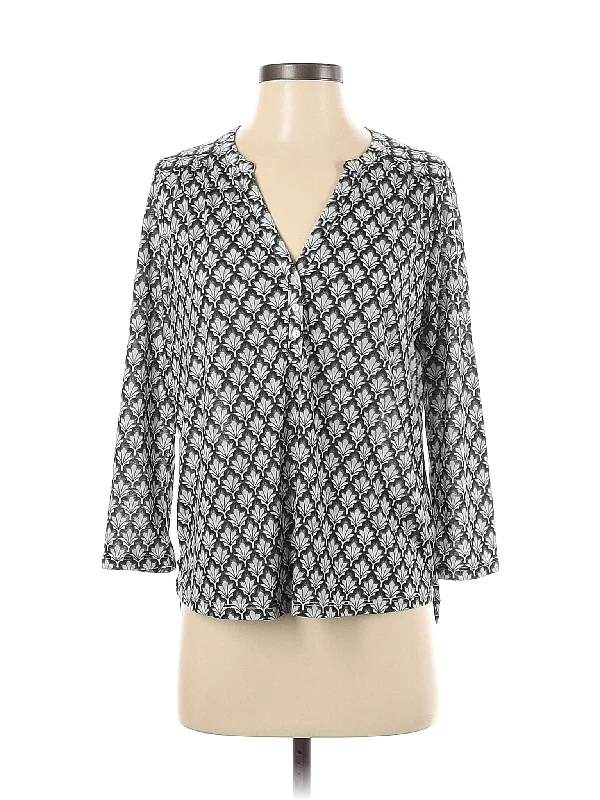 Long Sleeve Blouse Satin Long Blouse