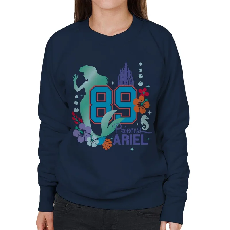 Disney The Little Mermaid Princess Ariel 89 Women's Sweatshirt Hoodie with Lining Warm Insulated