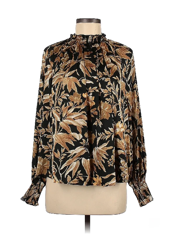 Long Sleeve Blouse Peter Pan Blouse