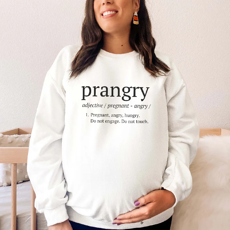 Prangry (Pregnant, Angry, Hungry) Definition Sweatshirt Hooded Sweatshirt Casual Wear Street Style Prangry (Pregnant, Angry, Hungry) Definition Sweatshirt Hooded Sweatshirt Casual Wear Street Style