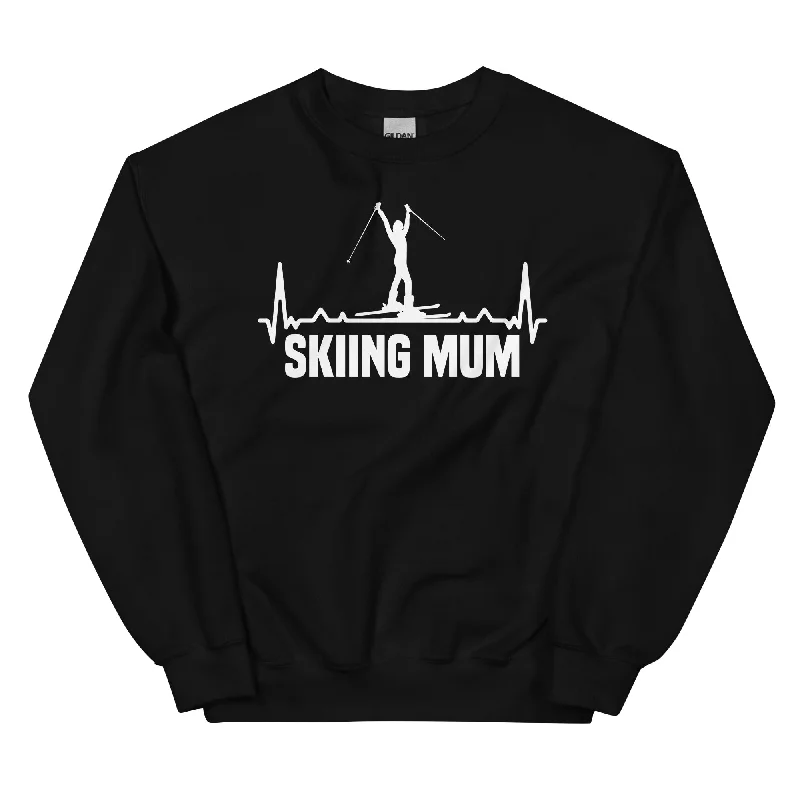 Skifahren Mum 1 - Sweatshirt (Unisex) Hoodie Jacket Zipper Layering