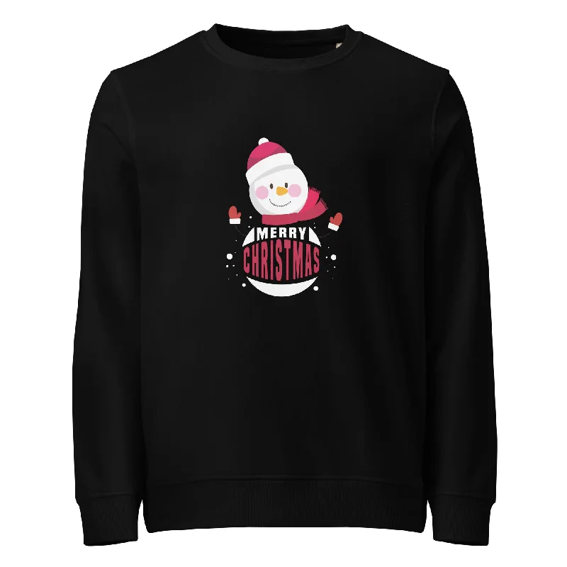 Santa Merry Christmas Graphics Women Organic Sweatshirt Hoodie with Raglan Sleeves Sporty Comfortable Santa Merry Christmas Graphics Women Organic Sweatshirt Hoodie with Raglan Sleeves Sporty Comfortable