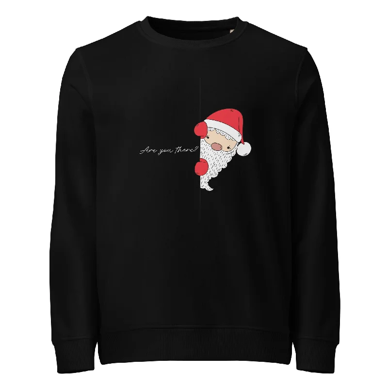 Santa's Surprise White Graphics Women Organic Sweatshirt Hoodie with Pocket Utility Practical Santa's Surprise White Graphics Women Organic Sweatshirt Hoodie with Pocket Utility Practical