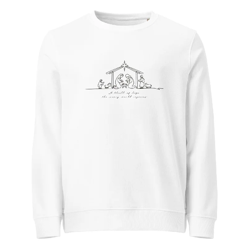 Hope Graphics Women Organic Sweatshirt Hoodie Jacket Zipper Layering