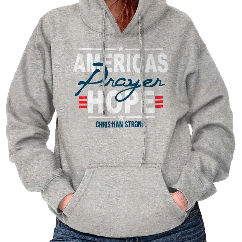 America's hope Hoodie Hoodie with Patch Decorative Personalized