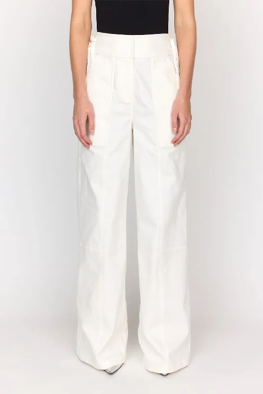 ASYPYN PANT - WHITE Fashionable Work Pants
