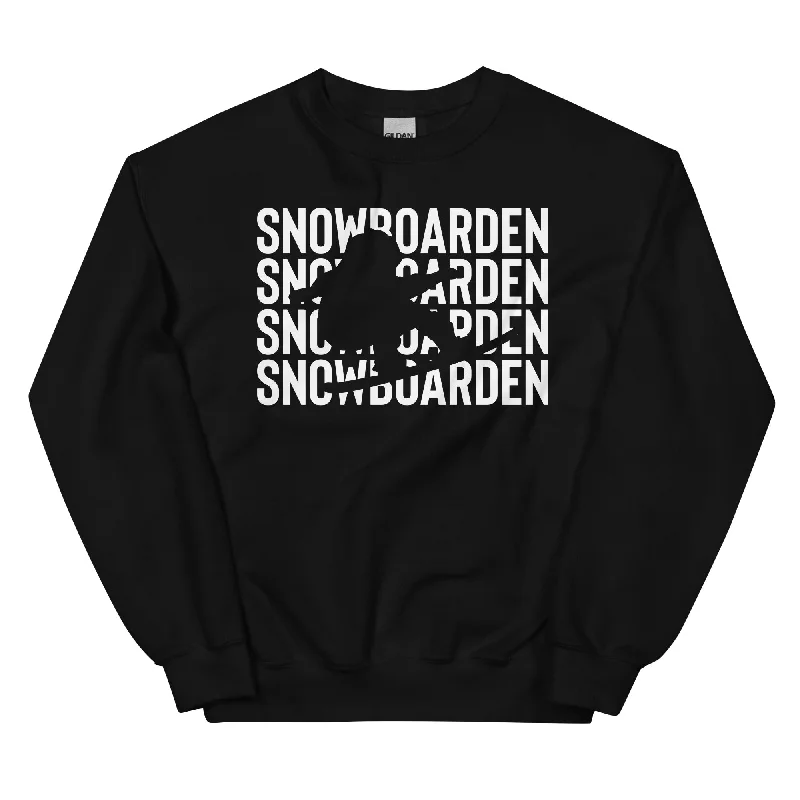 Snowboarden - Sweatshirt (Unisex) Hoodie with Pastel Soft Subtle