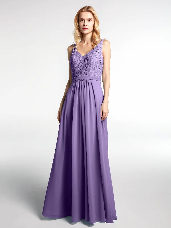 Lace Bodice Chiffon Skirt Maxi Dress with V-neck-Tahiti Fashionable Maxi Dress with Fringe Lace Bodice Chiffon Skirt Maxi Dress with V-neck-Tahiti Fashionable Maxi Dress with Fringe
