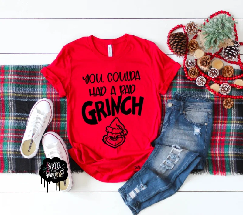 You Coulda Had a Bad Grinch Lizzo Christmas Adult Shirt Iron Safe Non-Iron Wrinkle Free You Coulda Had a Bad Grinch Lizzo Christmas Adult Shirt Iron Safe Non-Iron Wrinkle Free