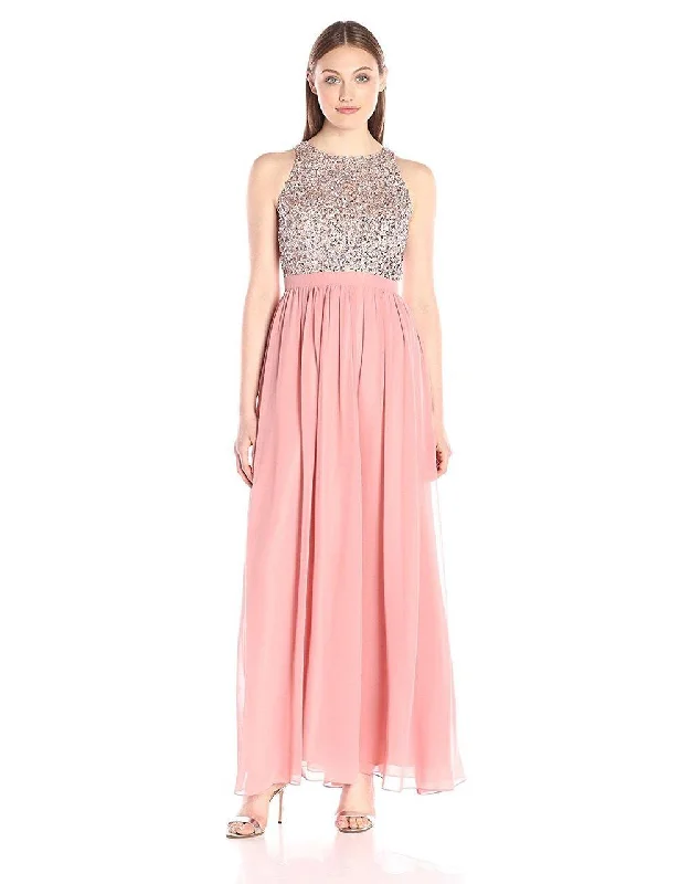 Aidan Mattox - Sequined Bodice Long A-Line Dress 151A14130SC
