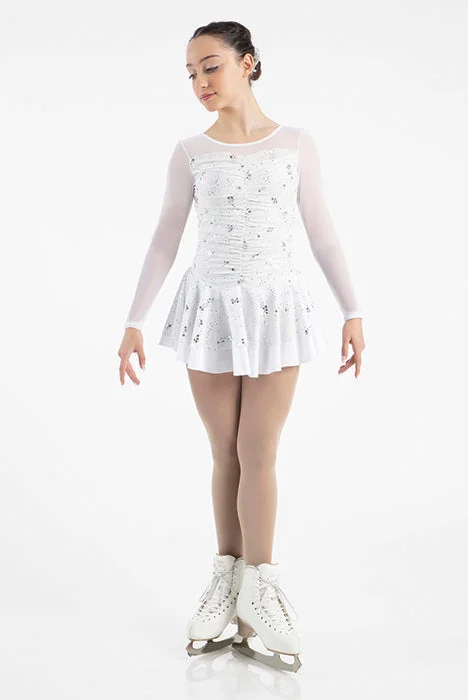 Mondor Fantasy on Ice #613 Skating Dress - White