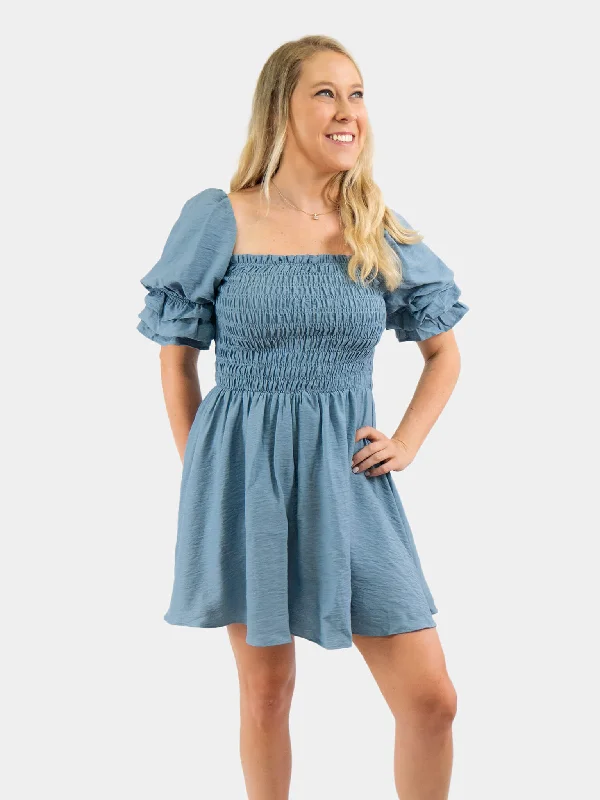 Don’t Be A Square Smocked Dress