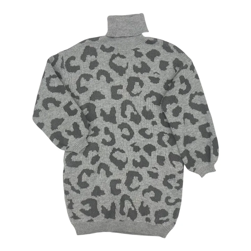 Dress Sweater By Karlie In Grey, Size:S