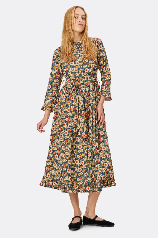 Lollys Laundry Harper Dress - Green Flower