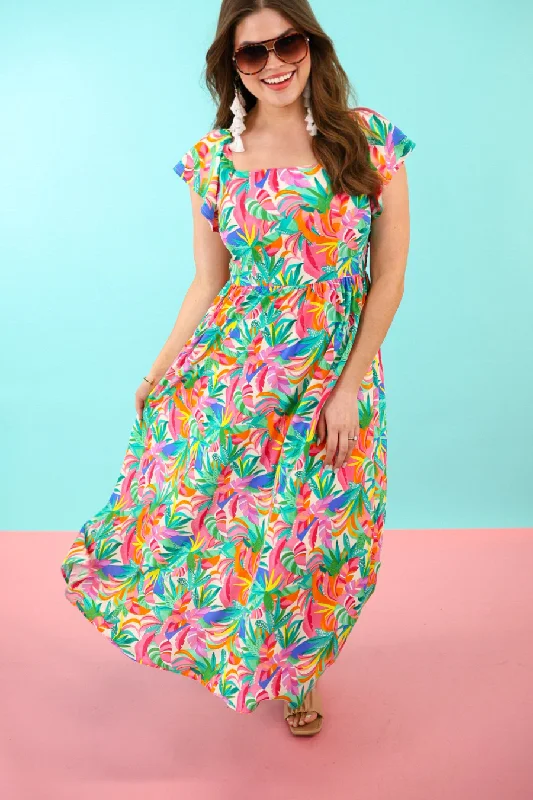 Take Me To Cabo Tropical Dress