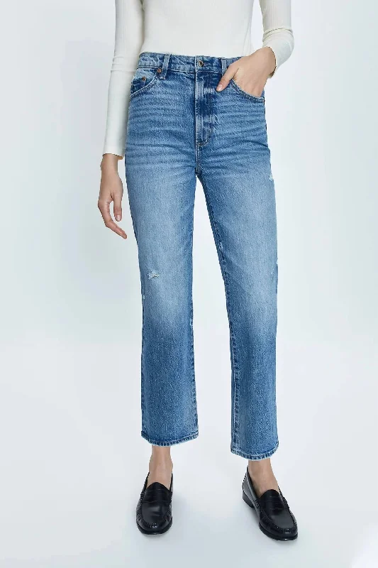 Ally High Rise Boot Cut Jean In Central Vintage Trendy Layered Pocket Jeans
