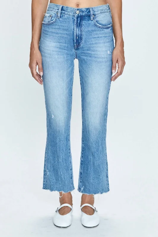 Ally Wide Leg Jean In Wayfarer Vintage Comfortable Zip-Fly Denim Jeans