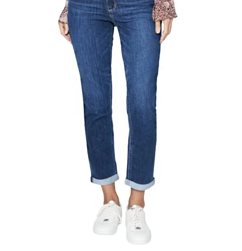 Brigitte Boyfriend Jean In First Date Trendy Pleated Waist Jeans