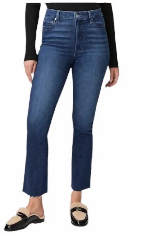 Claudine Maternity With Raw Hem Jeans In Sail Away Fashionable Raw Edge Jeans
