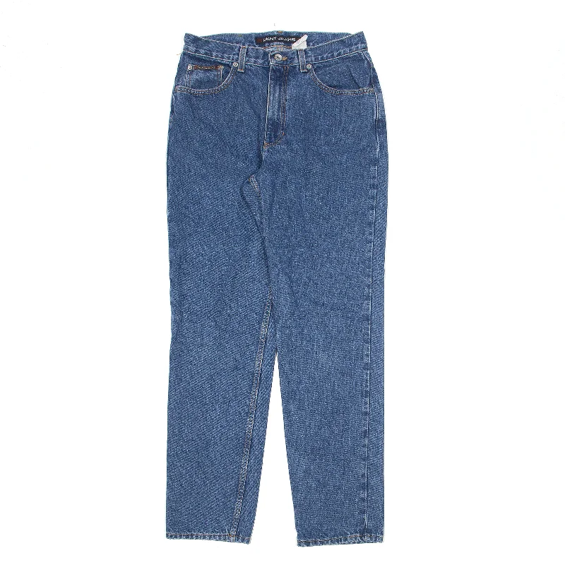 DKNY Jeans Blue 90s Denim Regular Tapered Womens W30 L30 Fashionable Vintage Wash Jeans