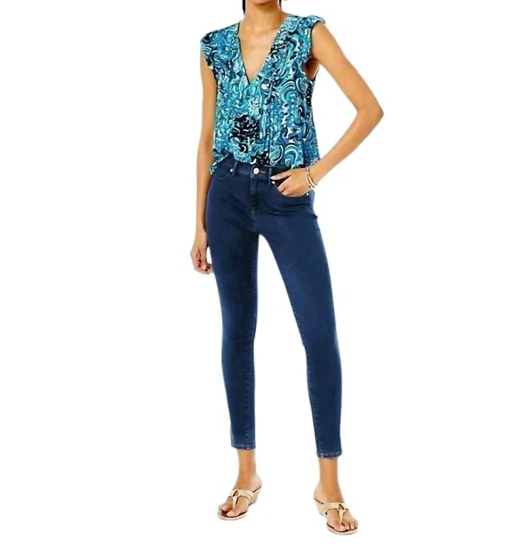 Eagan High Rise Super Skinny Jean In Bennet Wash Stylish Acid-Wash Jeans