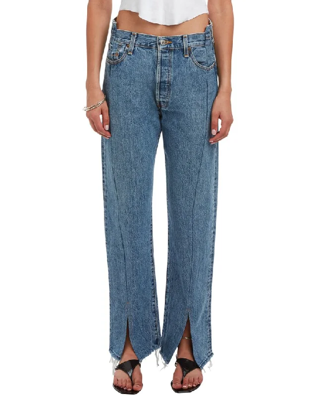 EB Denim OG Vintage Blue Jean Trendy Bootcut High-Waisted Jeans