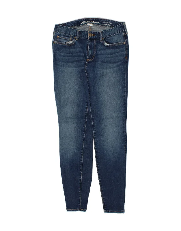 EDDIE BAUER Womens Slightly Curvy Skinny Jeans US 6 Medium W28 L30 Blue Cozy Stretch High-Waist Jeans EDDIE BAUER Womens Slightly Curvy Skinny Jeans US 6 Medium W28 L30 Blue Cozy Stretch High-Waist Jeans