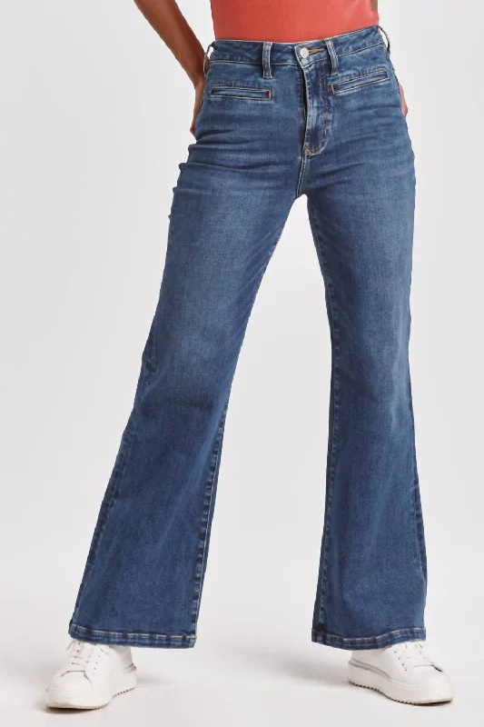 Fiona High Rise Wide Leg Jean In Tempo Casual Light Wash Jeans