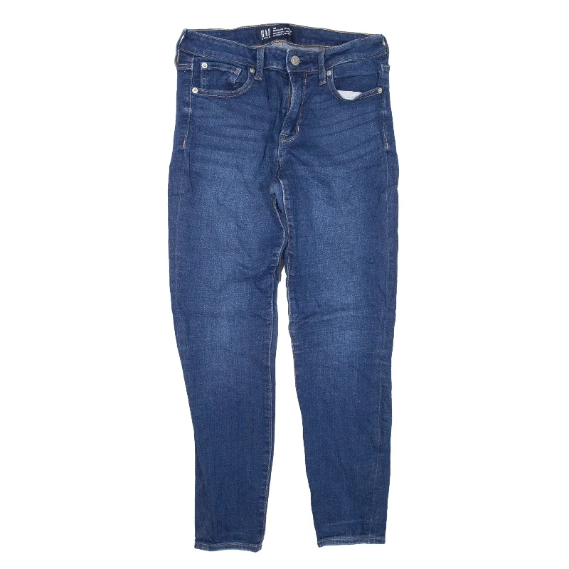 GAP Jeans Blue Denim Slim Jegging Womens W28 L25 Fashionable Vintage Wash Jeans