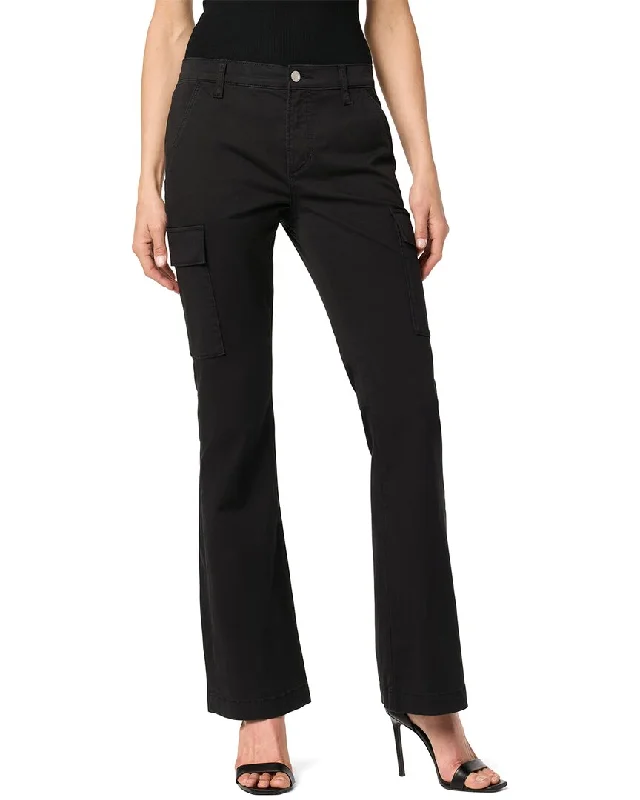 JOE’S Jeans Cargo Black Bootcut Jean Trendy Wide-Leg High-Waist Denim