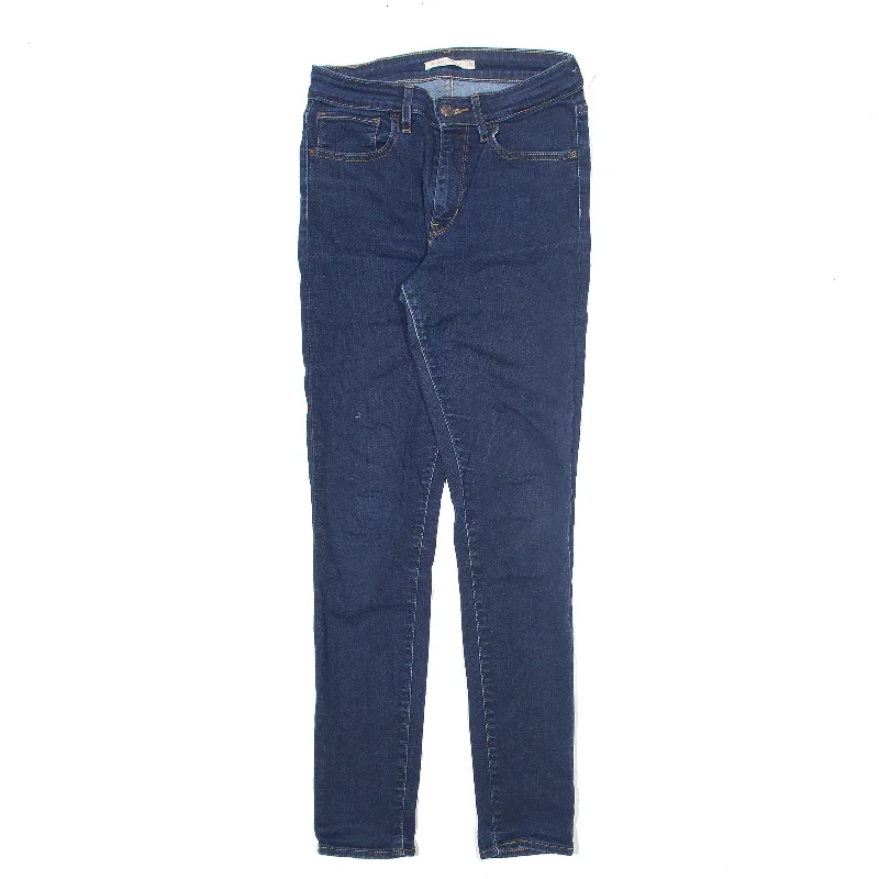 LEVI'S 721 High Rise Jeans Blue Denim Regular Skinny Womens W27 L32 Trendy Wide-Leg High-Waist Denim LEVI'S 721 High Rise Jeans Blue Denim Regular Skinny Womens W27 L32 Trendy Wide-Leg High-Waist Denim