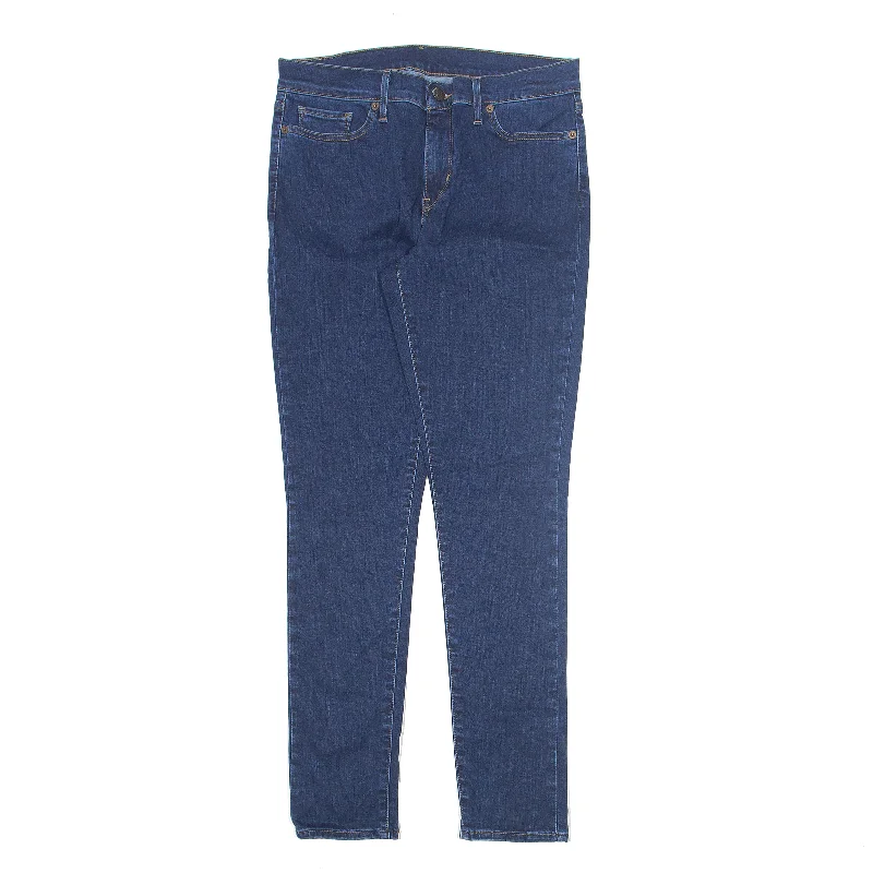 LEVI'S Jeans Blue Denim Regular Skinny Womens W29 L30 Stylish Bootcut Denim Jeans
