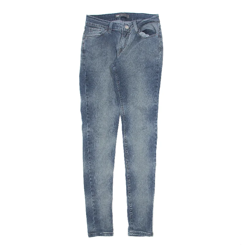LEVI'S Legging Jeans Blue Denim Slim Skinny Stone Wash Womens W28 L32 Trendy Cut-Off Denim Shorts LEVI'S Legging Jeans Blue Denim Slim Skinny Stone Wash Womens W28 L32 Trendy Cut-Off Denim Shorts