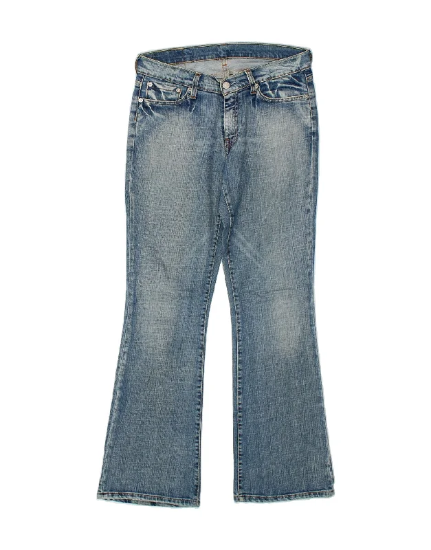 LEVI'S Womens 529 Curvy Bootcut Jeans Size 30 W30 L32 Blue Cotton Fashionable Raw Hem Bootcut Jeans LEVI'S Womens 529 Curvy Bootcut Jeans Size 30 W30 L32 Blue Cotton Fashionable Raw Hem Bootcut Jeans