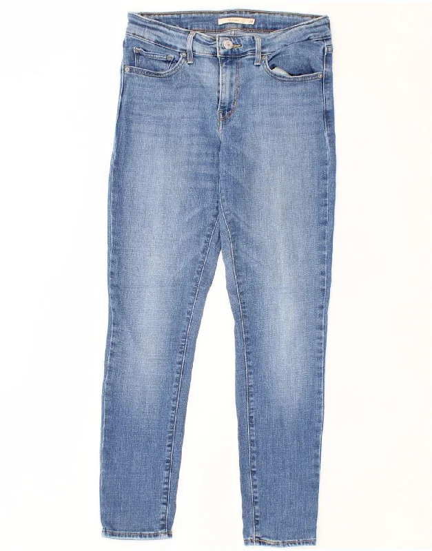 LEVI'S Womens 711 Skinny Jeans W28 L27 Blue Cotton Chic Vintage-Inspired Denim Jeans LEVI'S Womens 711 Skinny Jeans W28 L27 Blue Cotton Chic Vintage-Inspired Denim Jeans