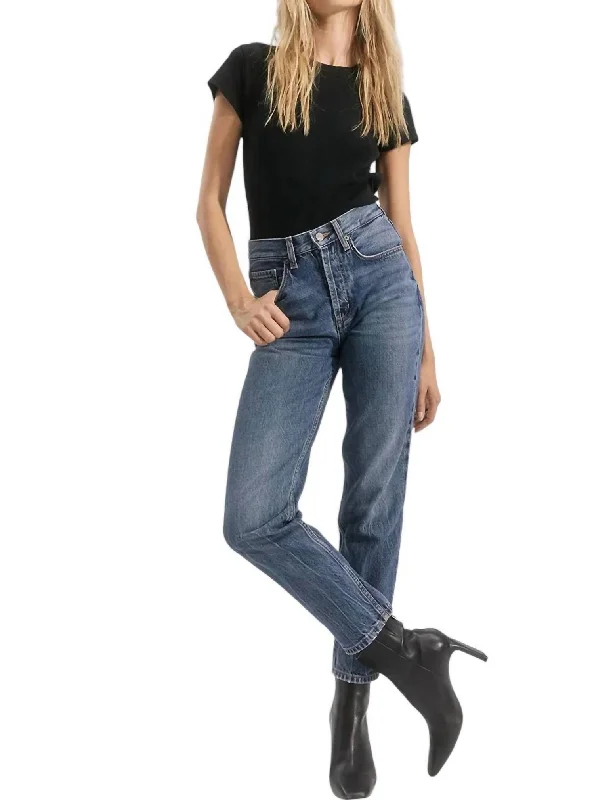 Melrose Jeans In Pacific Stylish Tapered Fit Jeans